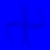 Blue swirled x background
