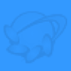 Blue balloon figure background