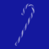 Blue candy cane background