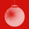 Red Christmas ornament background