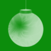 Green Christmas ornanament background