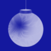 Blue Christmas ornament background