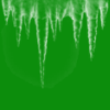 Green icecycle background