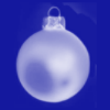 Blue Christmas ornament background