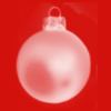 Red Christmas ornament background