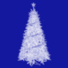 Blue Christmas tree background
