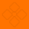 Orange diamond shapes background