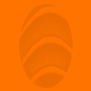 Orange fingerprint background