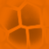 Orange turtle shell background