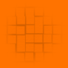 Orange cracked background