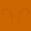 Orange elk background