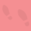 Pink footprint background