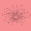 Pink fireworks background