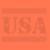 Pinkish orange US A background