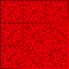 Bright Red Squares Background