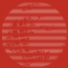 Red striped planet background