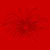 Red fireworks background