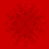 Red snowflake background