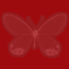 red lighted butterfly background