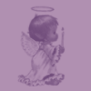 Purple angel website background