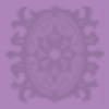 Violet fringed oval background