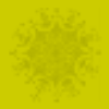Yellow snowflake background