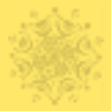 Yellow snowflake 2 background