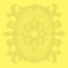 Yellow fringed oval background